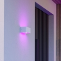 Eglo - LED RGBW dimmbare Außenwandleuchte LED/10W/230V/2700-6500K IP55 weiß
