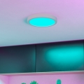 Eglo - LED RGBW dimmbare Badezimmer-Deckenleuchte LED/11,2W/230V 2700-6500K Ø 21,1 cm IP44 weiß