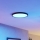 Eglo - LED RGBW dimmbare Badezimmer-Deckenleuchte LED/17,5W/230V 2700-6500K Ø 38,9 cm IP44 schwarz