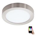 Eglo - LED RGBW dimmbare Deckenleuchte FUEVA-C LED/21W/230V Bluetooth Ø 30 cm