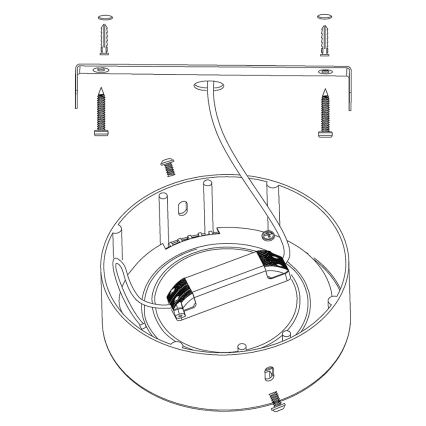 Eglo - LED RGBW dimmbare Deckenleuchte FUEVA-C LED/21W/230V Ø 30 cm