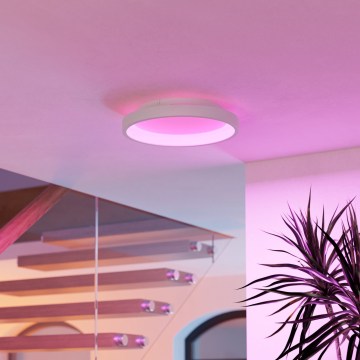 Eglo - LED RGBW dimmbare Deckenleuchte LED/19,6W/230V 2700-6500K Ø 35 cm weiß