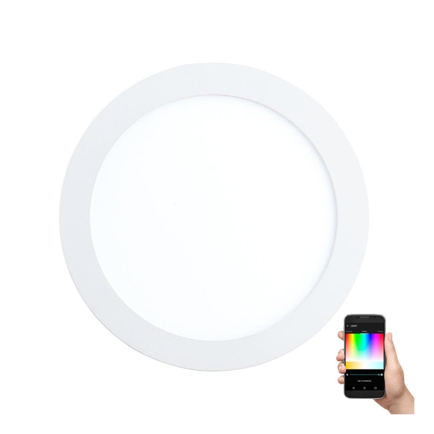 Eglo - LED RGBW dimmbare Einbauleuchte FUEVA-C LED/15,6W/230V Ø 22,5 cm
