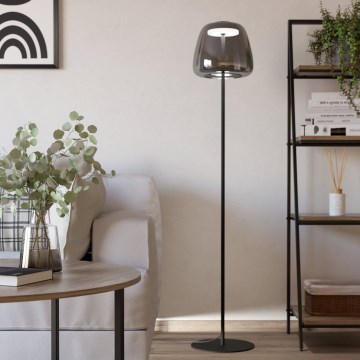 Eglo - LED RGBW dimmbare Stehlampe LED/15,5W/230V 2700-6500K rauchfarben