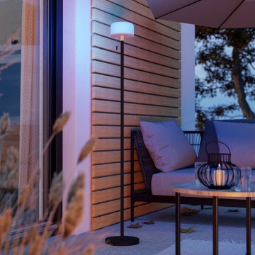 Eglo - LED RGBW dimmbare wiederaufladbare Außen-Stehleuchte LED/2,2W/3,7V 3000K 2200 mAh IP54