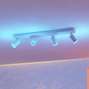 Eglo - LED RGBW dimmbarer Einbaustrahler 4xLED/3,7W/230V 2700-6500K weiß