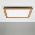 Eglo - LED RGBW dimmbares Aufbaumodul SALOBRENA-C WOOD LED/30,5W/230V 2700-6500K 64x64 cm braun + Fernbedienung