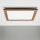 Eglo - LED RGBW dimmbares Aufbaumodul SALOBRENA-C WOOD LED/30,5W/230V 2700-6500K 64x64 cm braun + Fernbedienung