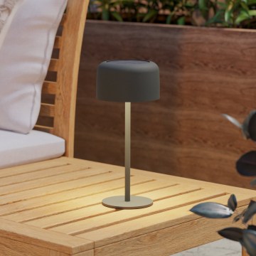 Eglo - LED-Solar-Tischlampe, wiederaufladbar, mit Touch-Bedienung, LED/2,8W/3,7V 1800 mAh IP44, grün