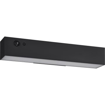 Eglo - LED-Solar-Wandleuchte mit Sensor LED/6,8W/3,7V 2000 mAh IP54 schwarz