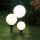Eglo - LED-Solarleuchte mit Sensor 3 Stk. LED/1800 mAh IP44 schwarz