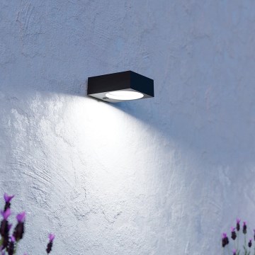 Eglo - LED-Solarleuchte mit Sensor LED/6,5W/3,7V 2000mAh schwarz