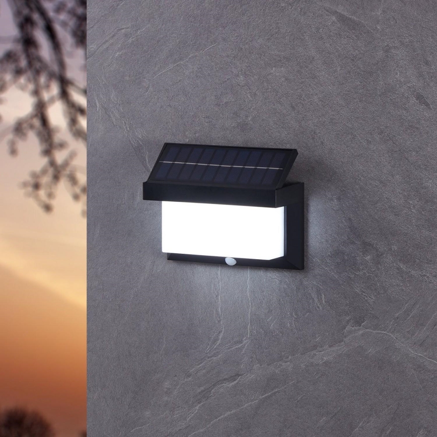 Eglo - LED-Solarwandleuchte mit Sensor LED/3,84W/3,7V 2000 mAh IP44