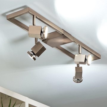 Eglo - LED-Spotleuchte 4xGU10/5W/230V
