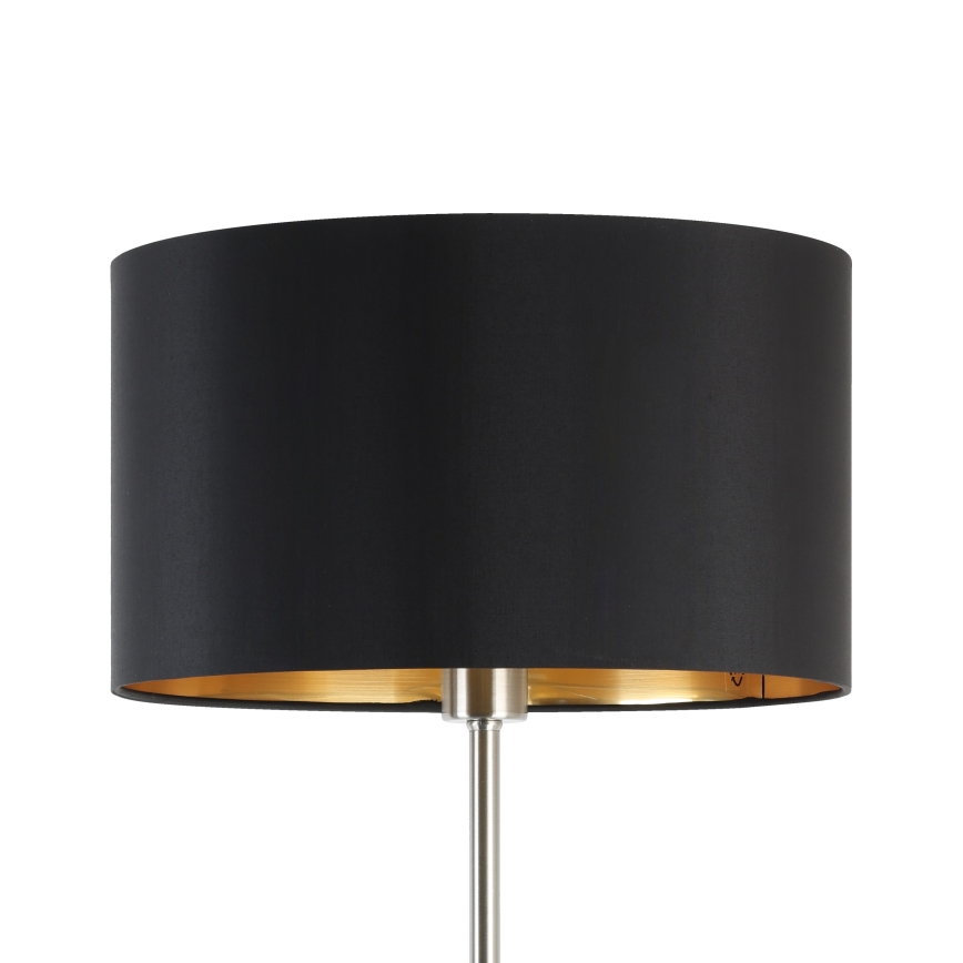 Eglo - LED Stehleuchte TUNJA 1xE27/60W/230V mattchrom/schwarz