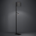 Eglo - LED-Stehleuchte 1xE27/40W/230V + LED/3,8W 3000K schwarz