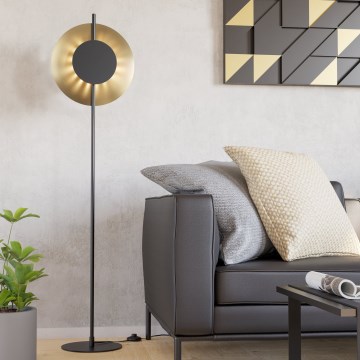 Eglo - LED Stehleuchte LED/11W/230V gold/schwarz