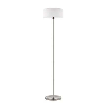 Eglo - LED-Stehleuchte TUNJA 1xE27/60W/230V matt Chrom/weiß