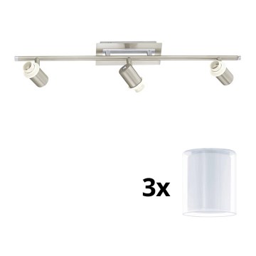 Eglo - LED-Strahler MY CHOICE 3xE14/40W/230V matt Chrom/weiß