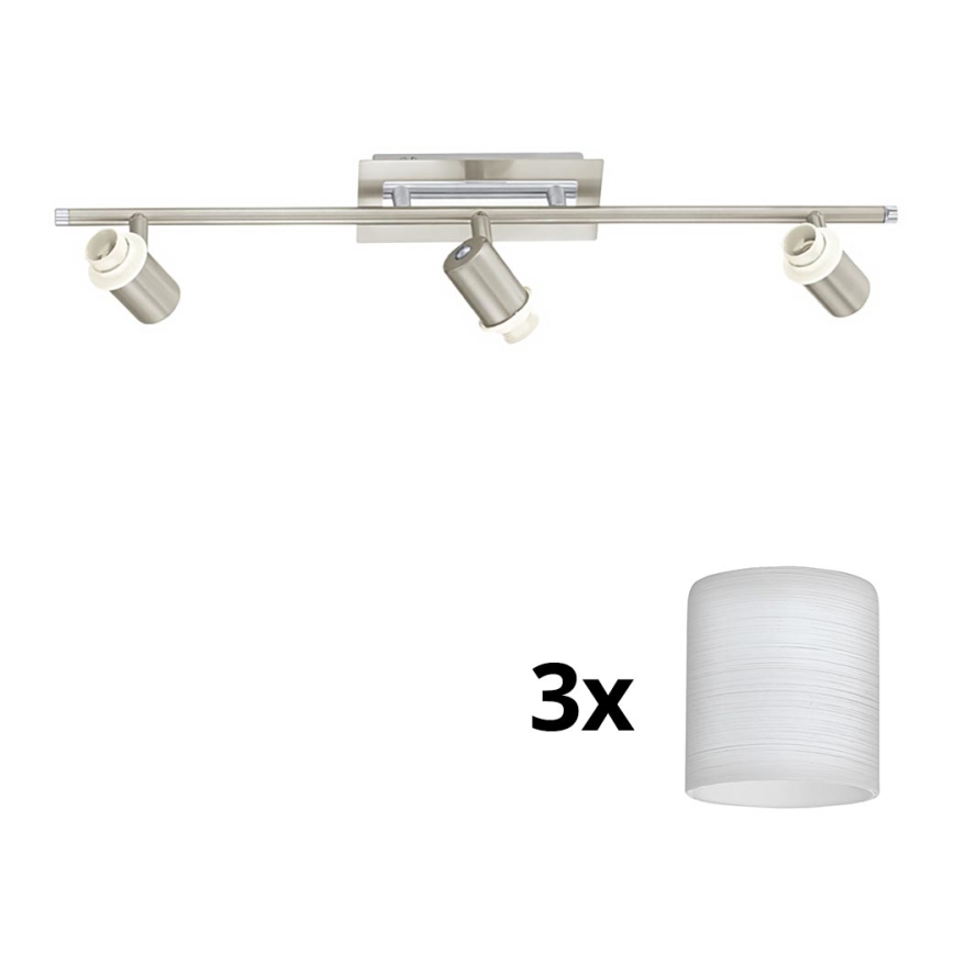 Eglo - LED-Strahler MY CHOICE 3xE14/40W/230V matt Chrom/weiß