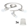 Eglo - LED-Strahler MY CHOICE 3xE14/4W/230V  matt Chrom/cremefarben