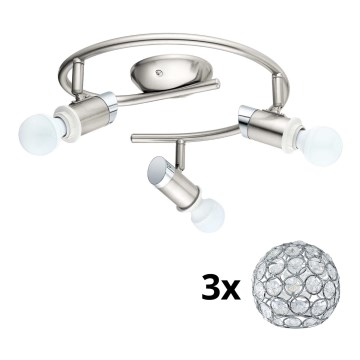 Eglo - LED-Strahler MY CHOICE 3xE14/4W/230V  matt Chrom