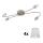 Eglo - LED-Strahler MY CHOICE 4xE14/4W/230V matt Chrom/cremefarben