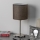 Eglo - LED Tischlampe TUNJA 1xE27/60W/230V 26,5 cm mattchrom/braun