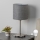 Eglo - LED Tischlampe TUNJA 1xE27/60W/230V 26,5 cm mattchrom/grau