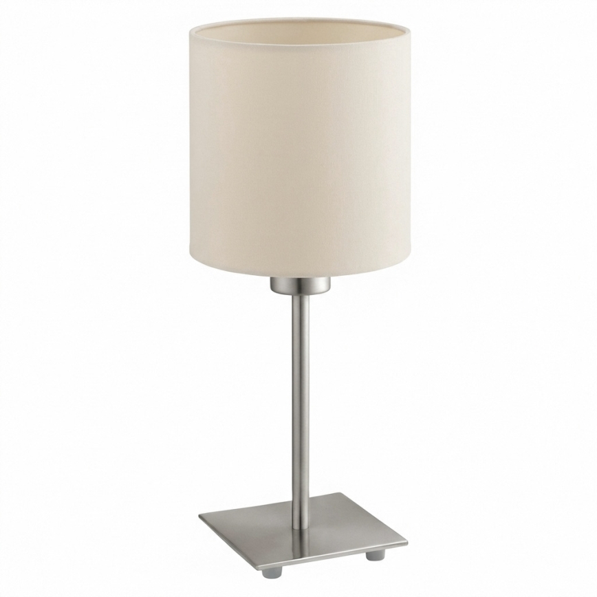 Eglo - LED-Tischlampe TUNJA 1xE27/60W/230V cremefarben
