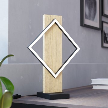 Eglo - LED-Tischleuchte LED/13W/230V schwarz/beige