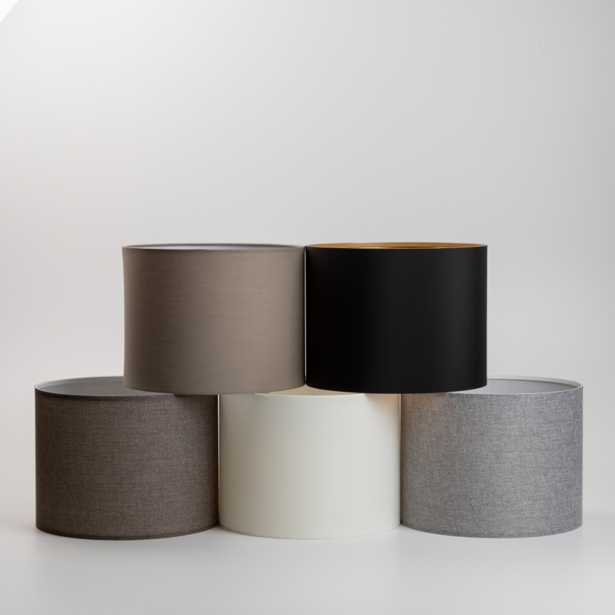 Eglo - LED Tischleuchte TUNJA 1xE27/60W/230V 38,5 cm mattchrom/braun