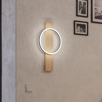Eglo - LED-Wandleuchte LED/12W/230V 3000K beige/schwarz