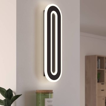 Eglo - LED-Wandleuchte LED/12W/230V 4000K schwarz