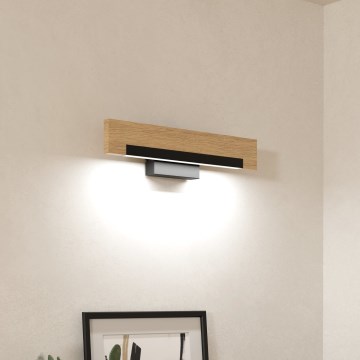 Eglo - LED-Wandleuchte LED/9,6W/230V 3000K schwarz/beige