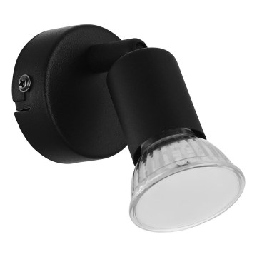 Eglo - LED-Wandstrahler 1xGU10/2,8W/230V 3000K schwarz