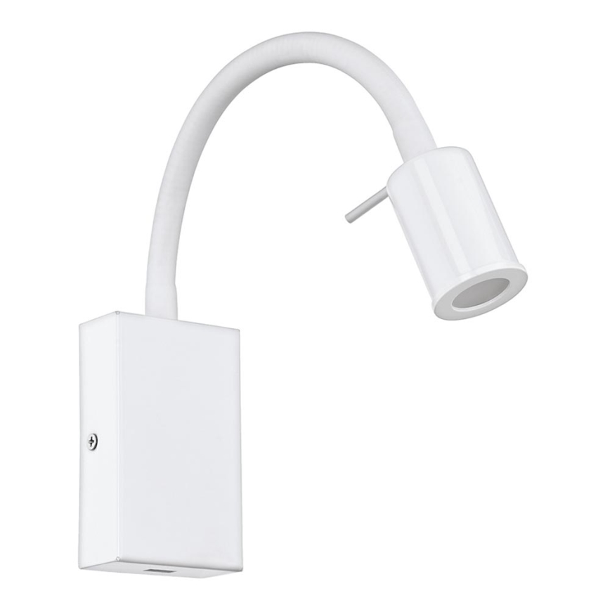 Eglo - LED-Wandstrahler mit USB-Ladevorrichtung 1xLED/3,5W/230V weiß