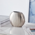 Eglo - Metallvase 13x15 cm silbern