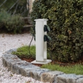 EGLO - Outdoor-Steckdosensäule grün SCHUKO IP44