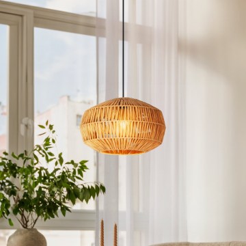Eglo - Pendelleuchte an Kabel 1xE27/40W/230V braun