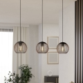 Eglo - Pendelleuchte an Kabel 3xE27/60W/230V schwarz
