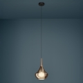 Eglo - Pendelleuchte mit Kabelaufhängung 1xE27/28W/230V kupferfarben
