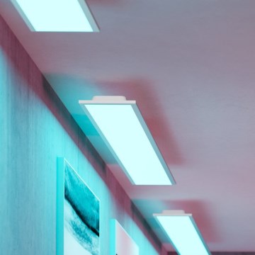 Eglo - RGBW-LED, dimmbares Aufputzpanel/28W/230V 2700-6500K 120x15 cm weiß