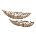 Eglo - SET 2x Dekoratives Tablett 44/61 cm golden