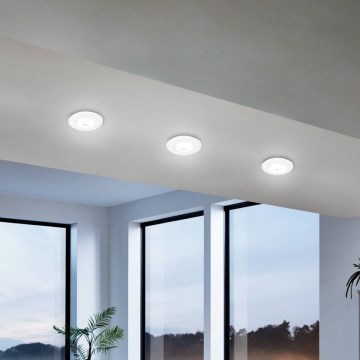 Eglo - Set 3x dimmbare LED-RGBW-Einbauleuchten LED/4,7W/230V 2700–6500K weiß