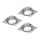 Eglo - SET 3x LED Einbauleuchte PINEDA 1xLED/4,9W/230V