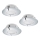 Eglo - SET 3x LED Einbauleuchte PINEDA 1xLED/6W/230V