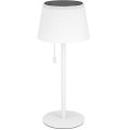 Eglo - solarbetriebene, wiederaufladbare LED-Tischlampe LED/2,3W/3,7V 3000/4000/6500K 1800 mAh IP44 weiß