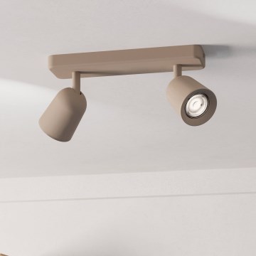 Eglo - Spotleuchte 2xGU10/10W/230V beige