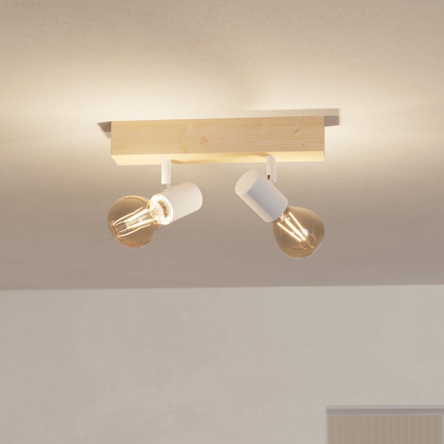 Eglo - Strahler TOWNSHEND 2xE27/60W/230V - FSC-zertifiziert